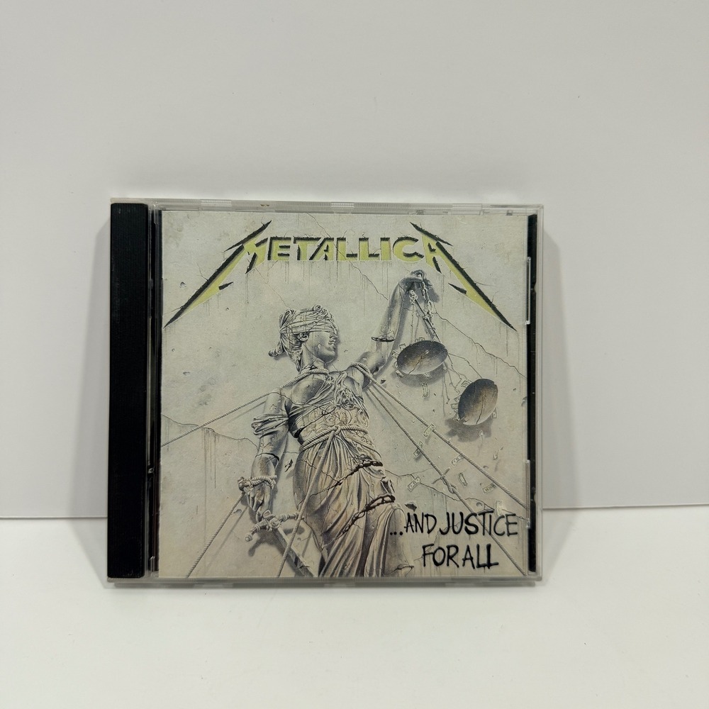 Metallica And Justice For All CD Unisex OS Silver Good Thrash Metal 1988 60812-2